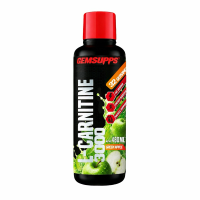 L-Carnitine Liquid with Green Apple flavor